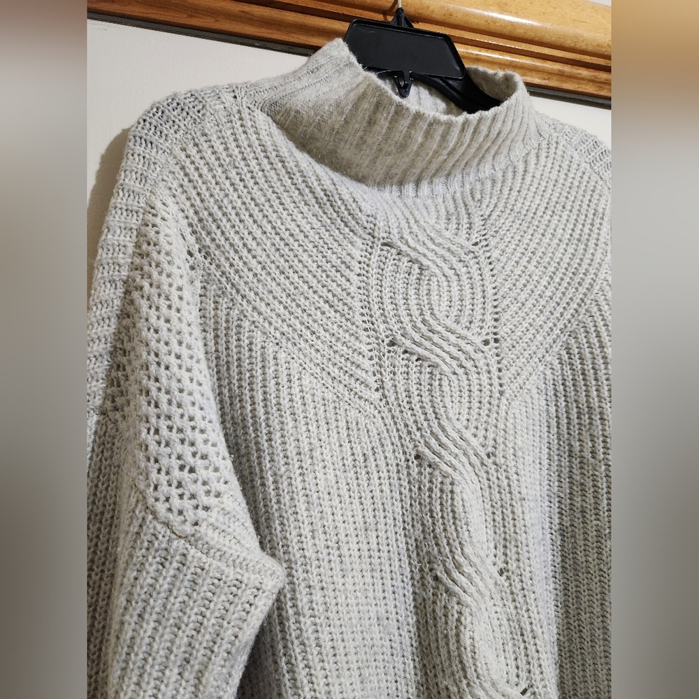 Maurices sizeL Oversized Mock-Neck Sweater